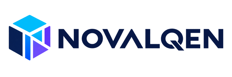 Novalqen modular desktop organization logo