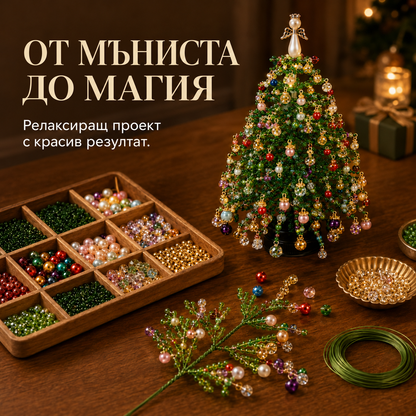 Светещо сезонно настолно дръвче „Направи си сам“ – 5 дизайна