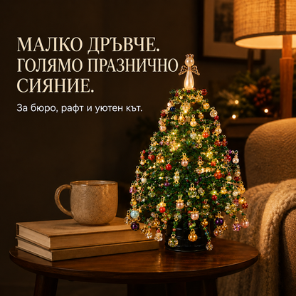 Светещо сезонно настолно дръвче „Направи си сам“ – 5 дизайна